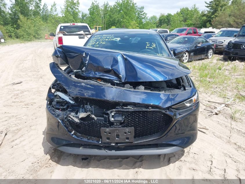 2020 Mazda 3 VIN: JM1BPBLM5L1159836 Lot: 12021020