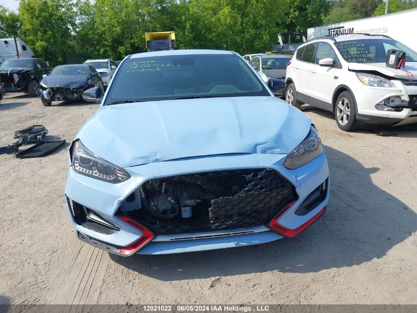 2021 Hyundai Veloster N Manual VIN: KMHT36AH8MU009468 Lot: 12021022