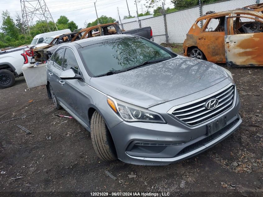 2015 Hyundai Sonata Sport Tech VIN: 5NPE34AF2FH235356 Lot: 12021029