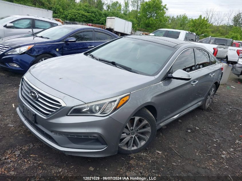 2015 Hyundai Sonata Sport Tech VIN: 5NPE34AF2FH235356 Lot: 12021029