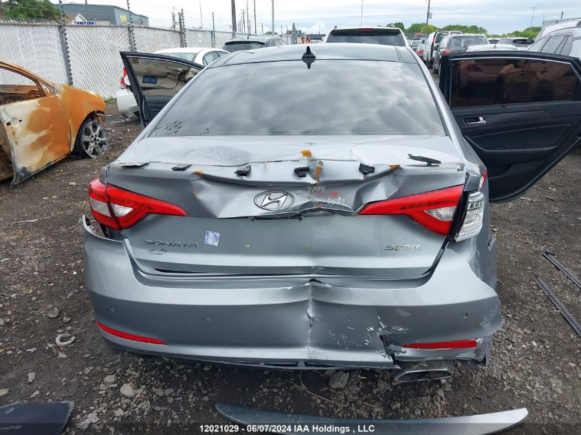 2015 Hyundai Sonata Sport Tech VIN: 5NPE34AF2FH235356 Lot: 12021029