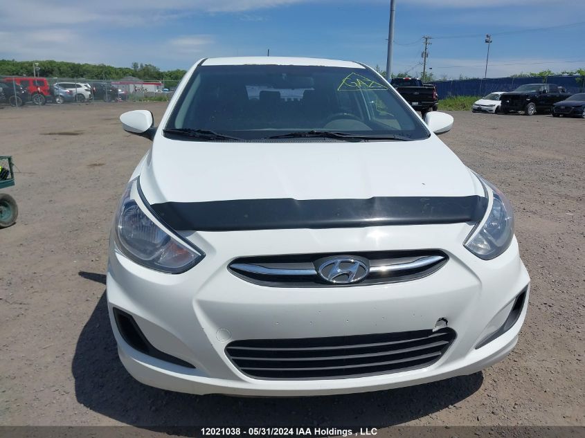 2015 Hyundai Accent Gl VIN: KMHCT5AE5FU231663 Lot: 12021038