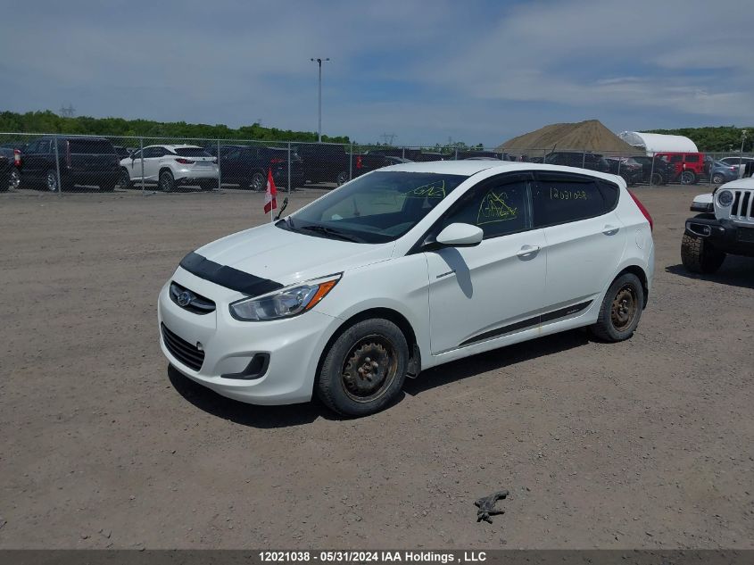 2015 Hyundai Accent Gl VIN: KMHCT5AE5FU231663 Lot: 12021038