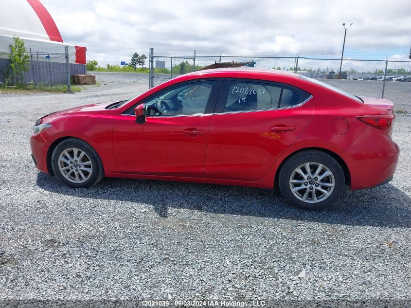 2015 Mazda Mazda3 VIN: 3MZBM1V70FM150587 Lot: 12021039