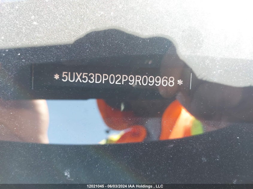2023 BMW X3 VIN: 5UX53DP02P9R09968 Lot: 12021045