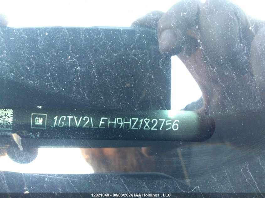 2017 GMC Sierra 1500 VIN: 1GTV2LEH9HZ182756 Lot: 12021048