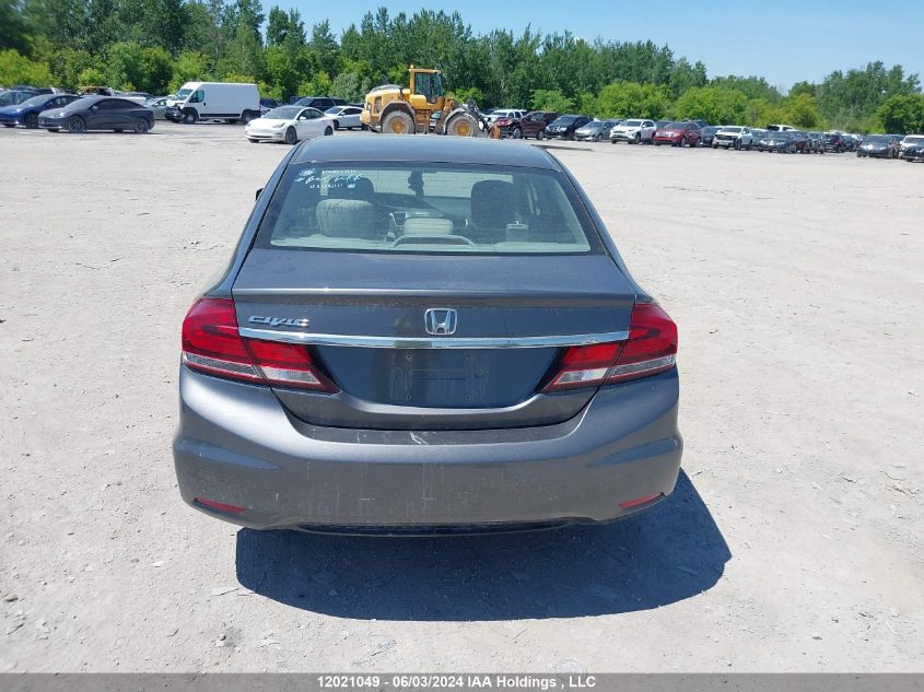 2013 Honda Civic Sdn VIN: 2HGFB2F4XDH043130 Lot: 12021049