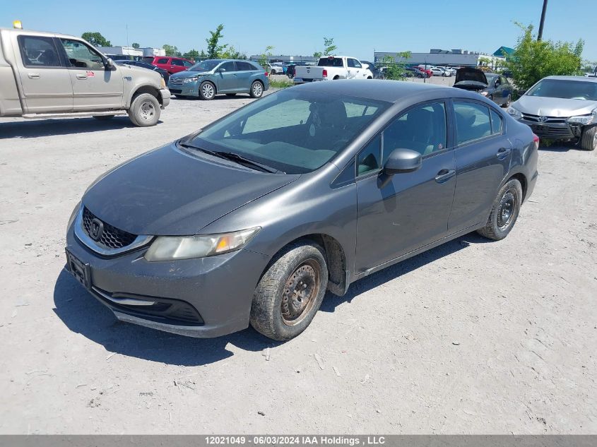 2013 Honda Civic Sdn VIN: 2HGFB2F4XDH043130 Lot: 12021049