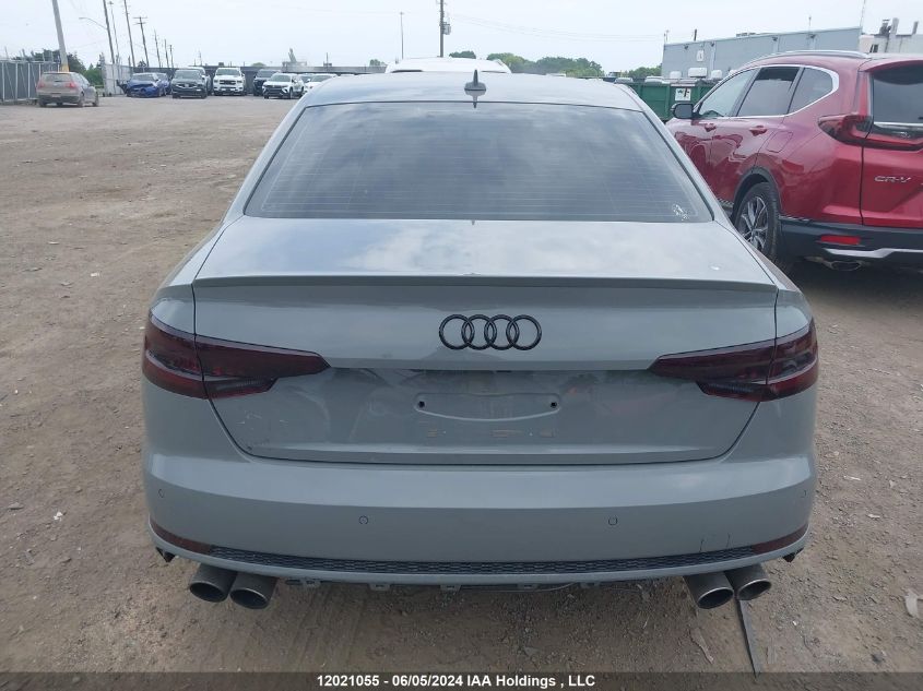 2019 Audi S4 Sedan VIN: WAUC4AF40KA103558 Lot: 12021055