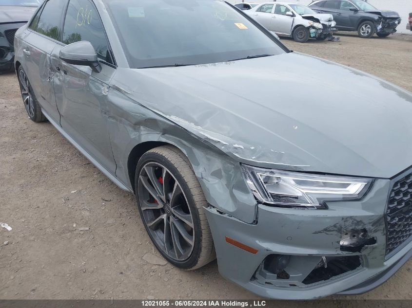 2019 Audi S4 Sedan VIN: WAUC4AF40KA103558 Lot: 12021055