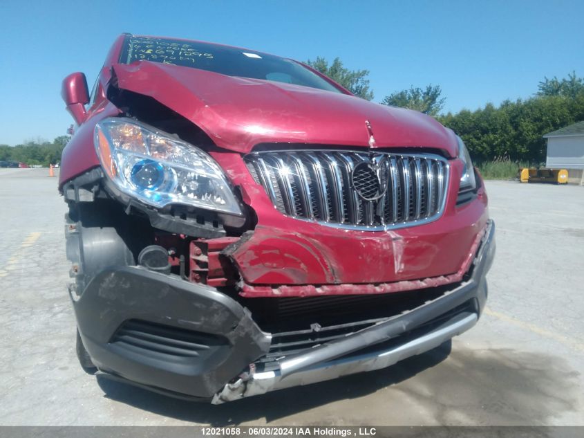 2016 Buick Encore VIN: KL4CJASB2GB691295 Lot: 12021058