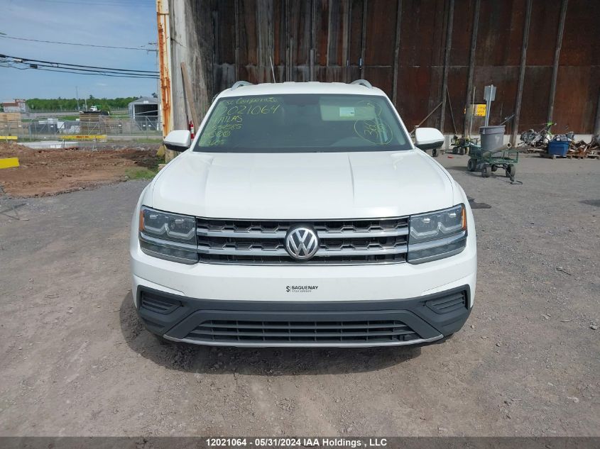 2019 Volkswagen Atlas Trendline VIN: 1V2HR2CA4KC554585 Lot: 12021064