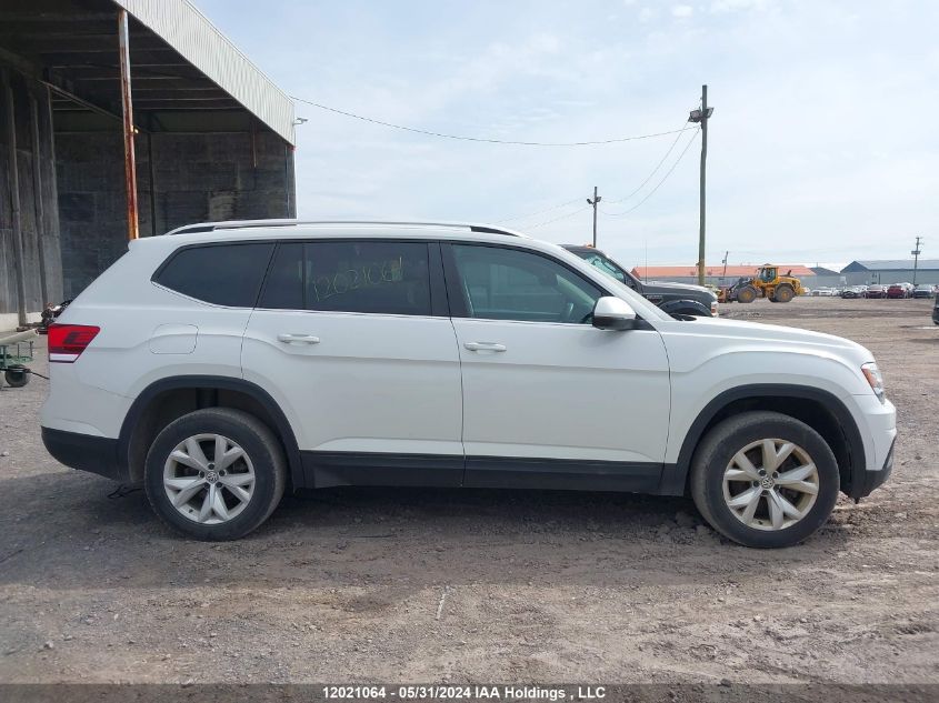 2019 Volkswagen Atlas Trendline VIN: 1V2HR2CA4KC554585 Lot: 12021064