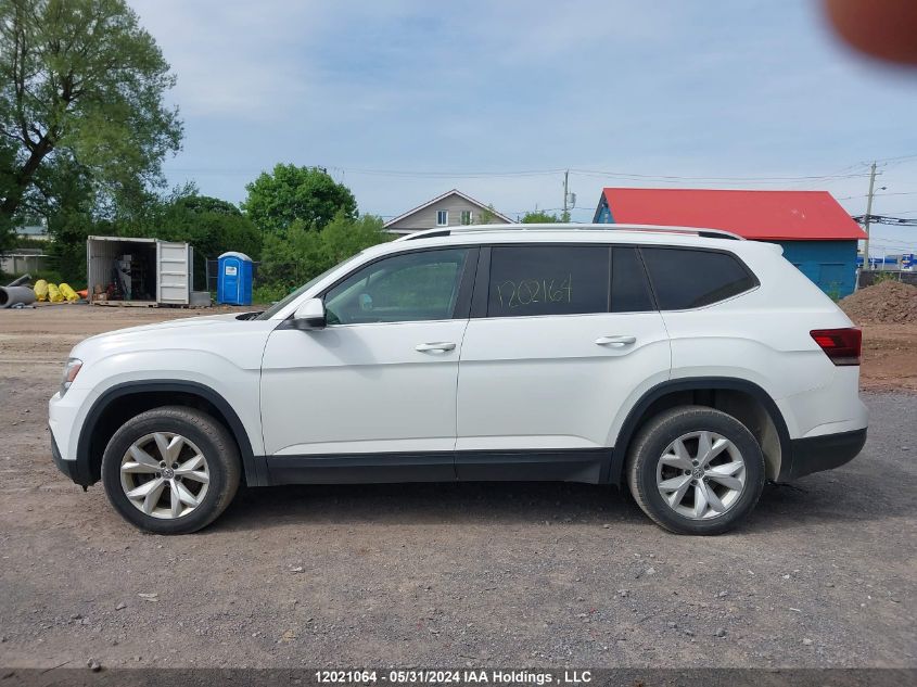 2019 Volkswagen Atlas Trendline VIN: 1V2HR2CA4KC554585 Lot: 12021064