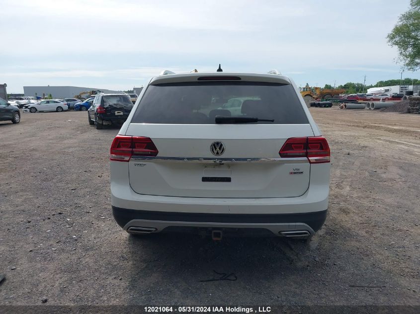 2019 Volkswagen Atlas Trendline VIN: 1V2HR2CA4KC554585 Lot: 12021064