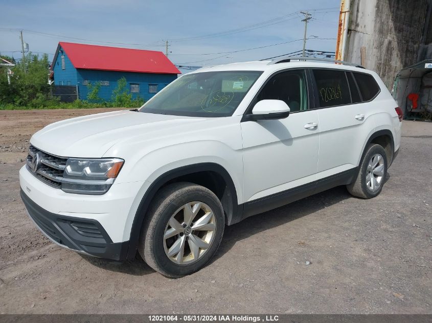 2019 Volkswagen Atlas Trendline VIN: 1V2HR2CA4KC554585 Lot: 12021064