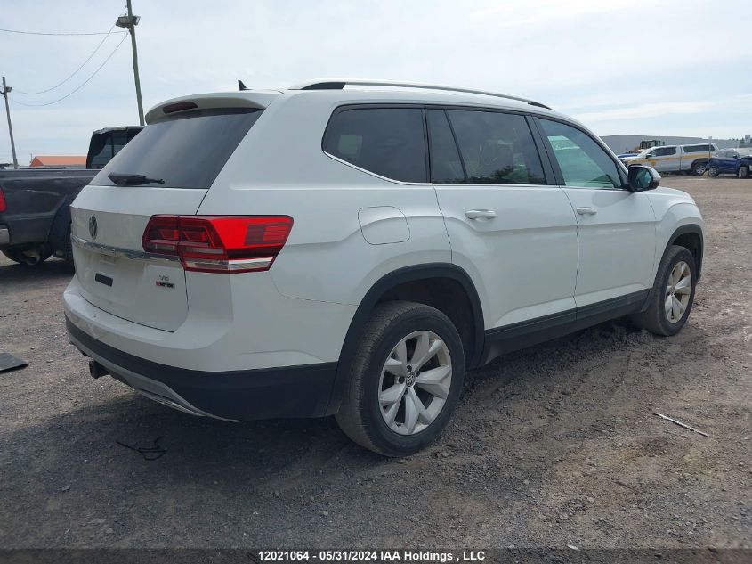 2019 Volkswagen Atlas Trendline VIN: 1V2HR2CA4KC554585 Lot: 12021064