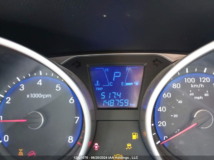 2013 Hyundai Tucson Gls/Limited VIN: KM8JUCAC6DU714776 Lot: 12021070