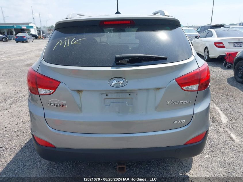 2013 Hyundai Tucson Gls/Limited VIN: KM8JUCAC6DU714776 Lot: 12021070