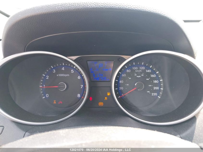 2013 Hyundai Tucson Gls/Limited VIN: KM8JUCAC6DU714776 Lot: 12021070