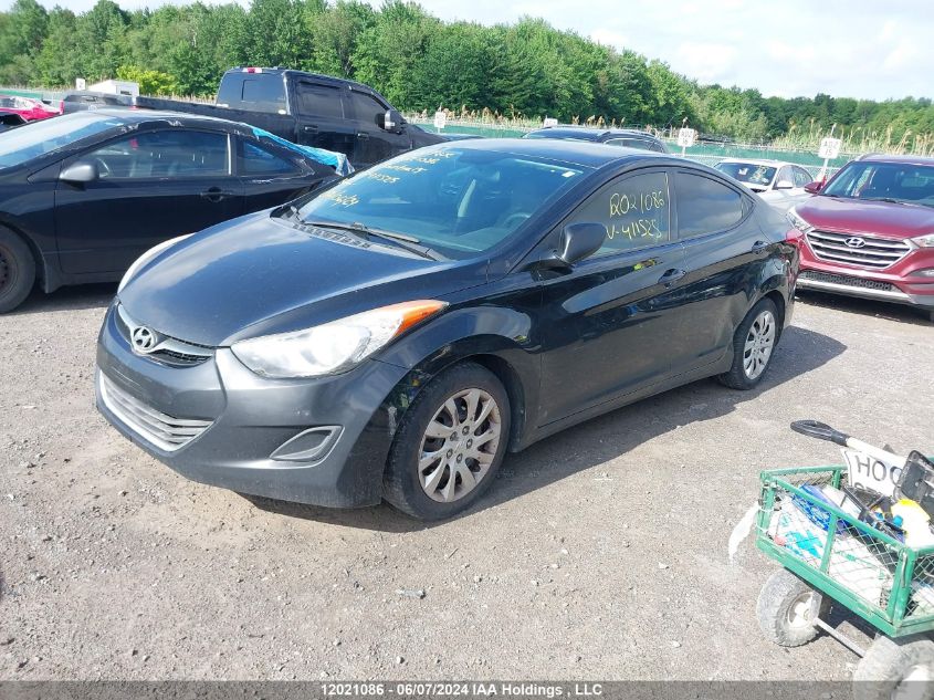 2013 Hyundai Elantra Gls/Limited VIN: 5NPDH4AE1DH411525 Lot: 12021086