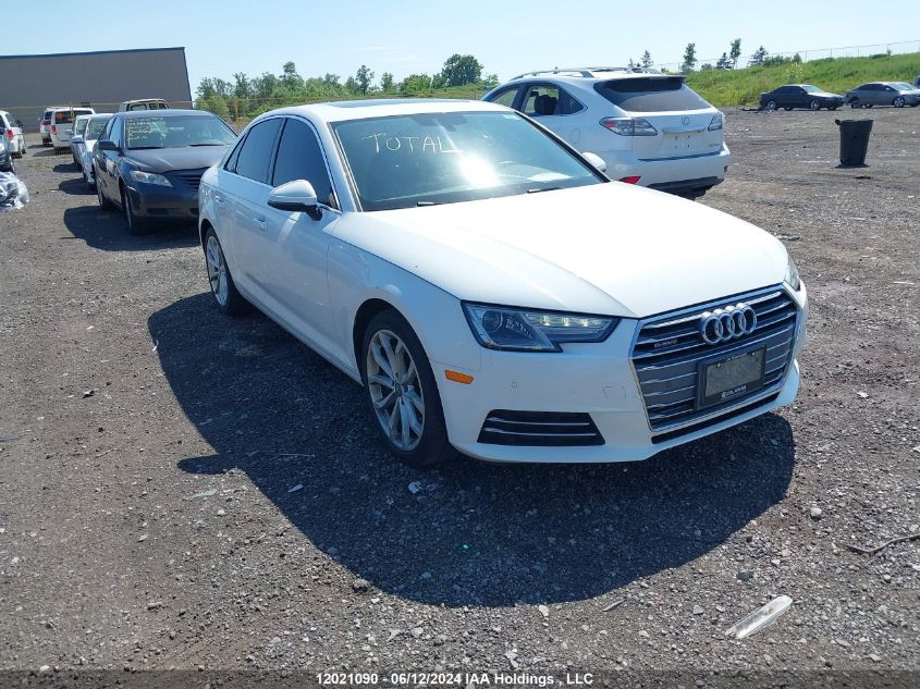 2017 Audi A4 VIN: WAUBNAF45HN003319 Lot: 12021090