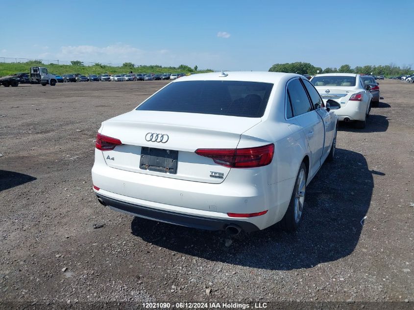 2017 Audi A4 VIN: WAUBNAF45HN003319 Lot: 12021090