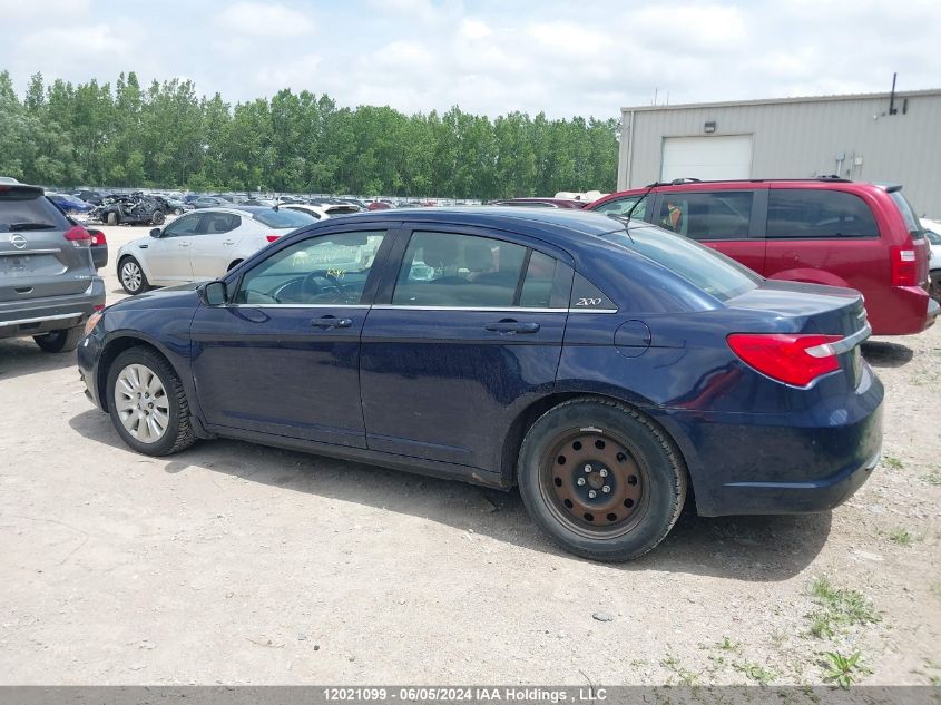 2013 Chrysler 200 Lx VIN: 1C3CCBAB9DN668084 Lot: 12021099