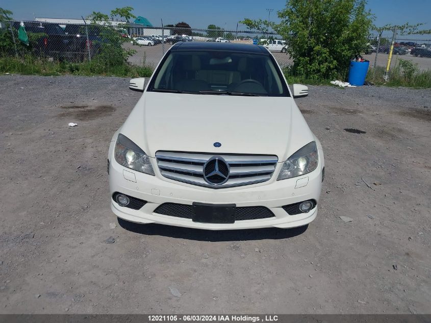 2010 Mercedes-Benz C-Class VIN: WDDGF8HBXAF487682 Lot: 12021105