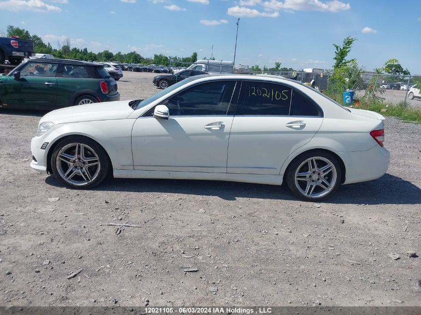 2010 Mercedes-Benz C-Class VIN: WDDGF8HBXAF487682 Lot: 12021105