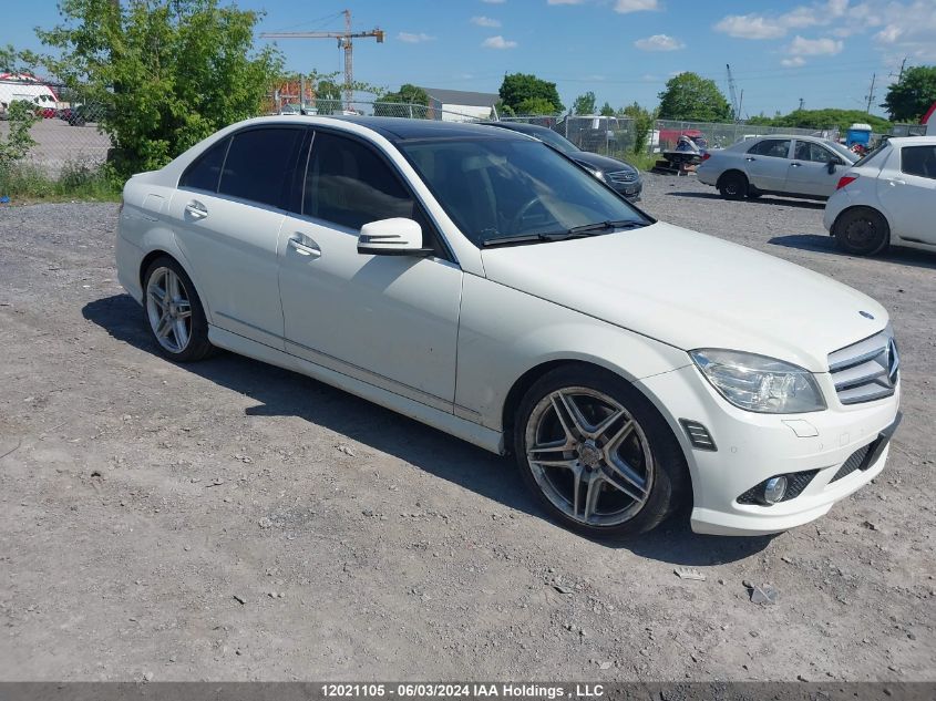 2010 Mercedes-Benz C-Class VIN: WDDGF8HBXAF487682 Lot: 12021105