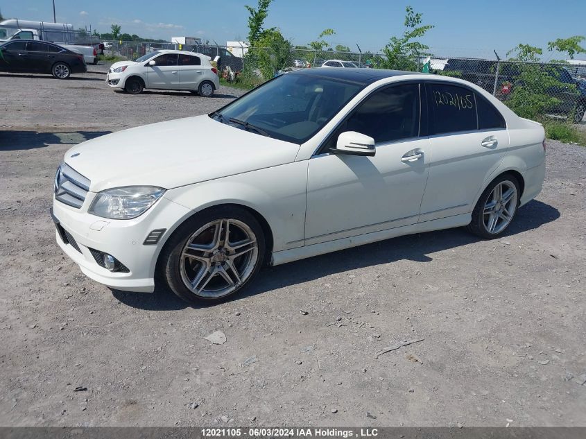 2010 Mercedes-Benz C-Class VIN: WDDGF8HBXAF487682 Lot: 12021105