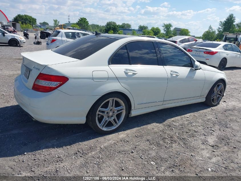 2010 Mercedes-Benz C-Class VIN: WDDGF8HBXAF487682 Lot: 12021105