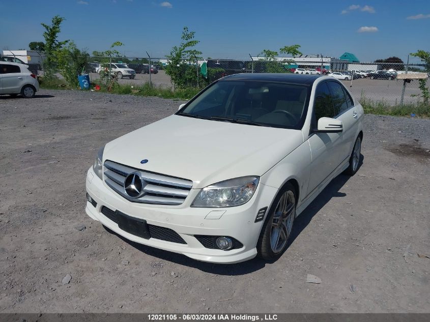 2010 Mercedes-Benz C-Class VIN: WDDGF8HBXAF487682 Lot: 12021105