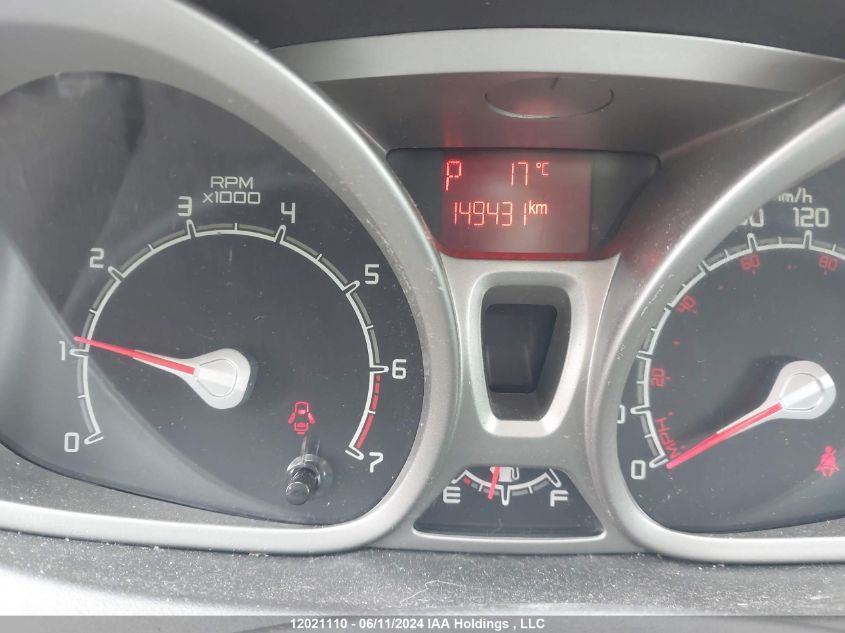 2012 Ford Fiesta VIN: 3FADP4BJ0CM206355 Lot: 12021110