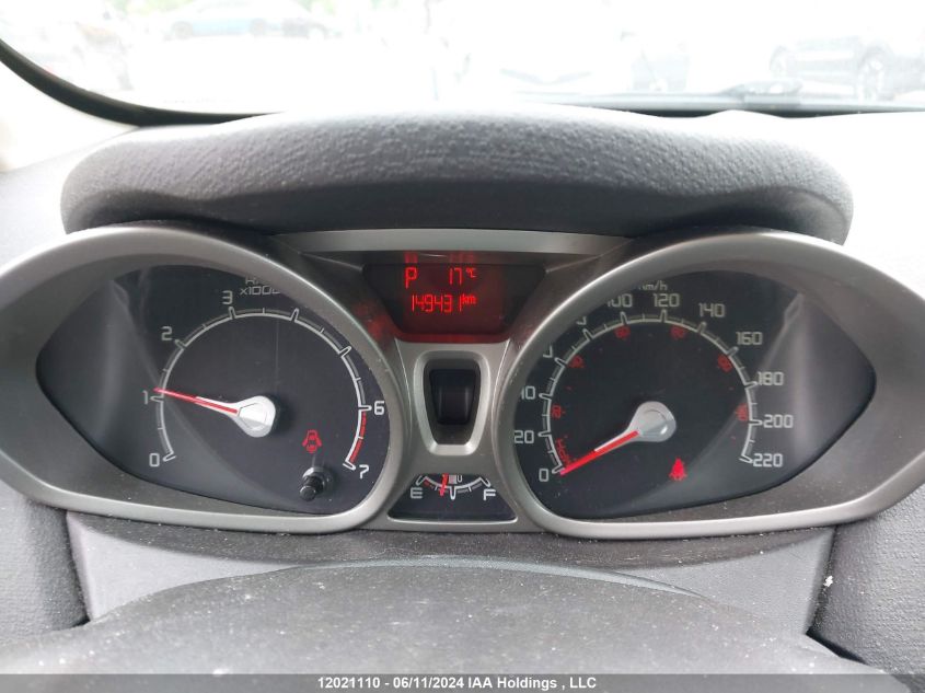 2012 Ford Fiesta VIN: 3FADP4BJ0CM206355 Lot: 12021110