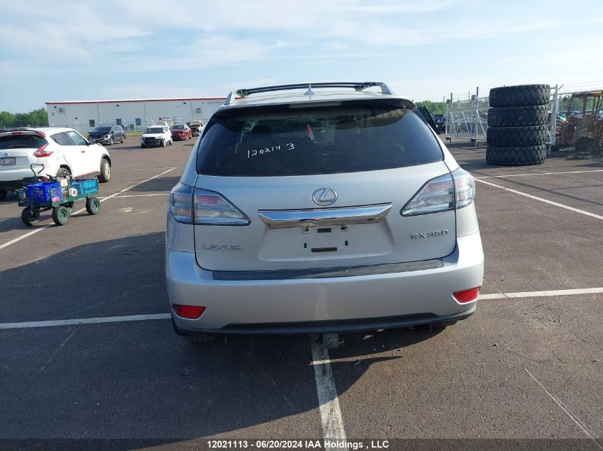 2010 Lexus Rx 350 VIN: 2T2BK1BAXAC070431 Lot: 12021113