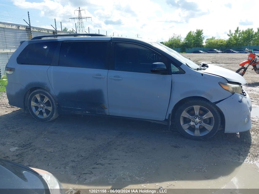 2012 Toyota Sienna Sport VIN: 5TDXK3DC7CS189438 Lot: 12021158