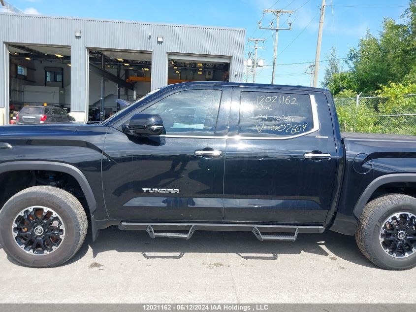 2022 Toyota Tundra Crewmax Limited VIN: 5TFJA5DB2NX002664 Lot: 12021162