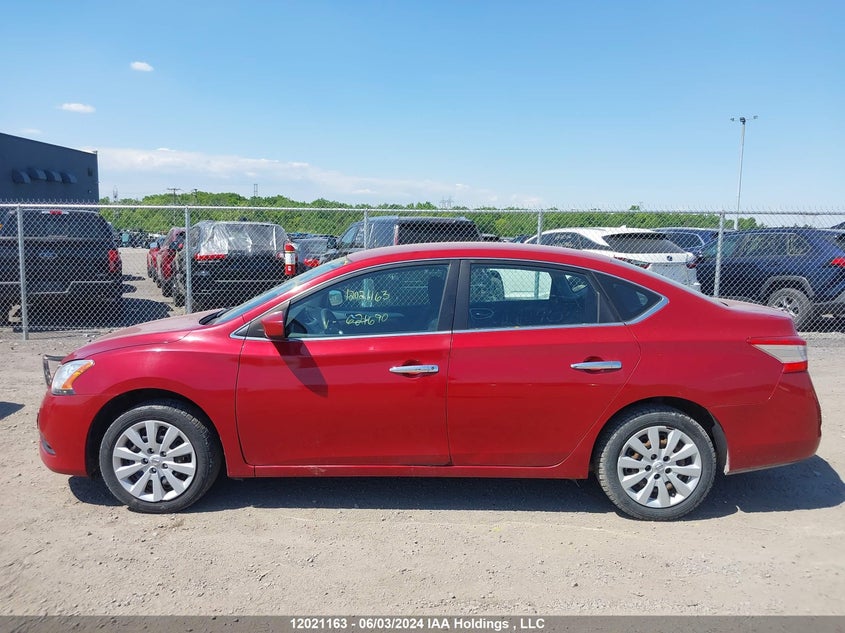 2014 Nissan Sentra VIN: 3N1AB7AP9EL621690 Lot: 12021163