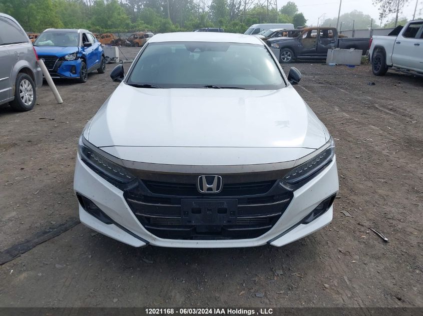 2021 Honda Accord Se VIN: 1HGCV1F26MA801627 Lot: 12021168