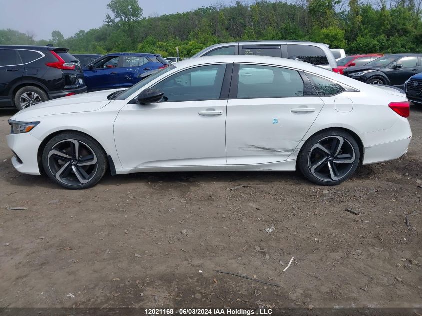 2021 Honda Accord Se VIN: 1HGCV1F26MA801627 Lot: 12021168