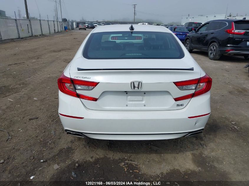 2021 Honda Accord Se VIN: 1HGCV1F26MA801627 Lot: 12021168