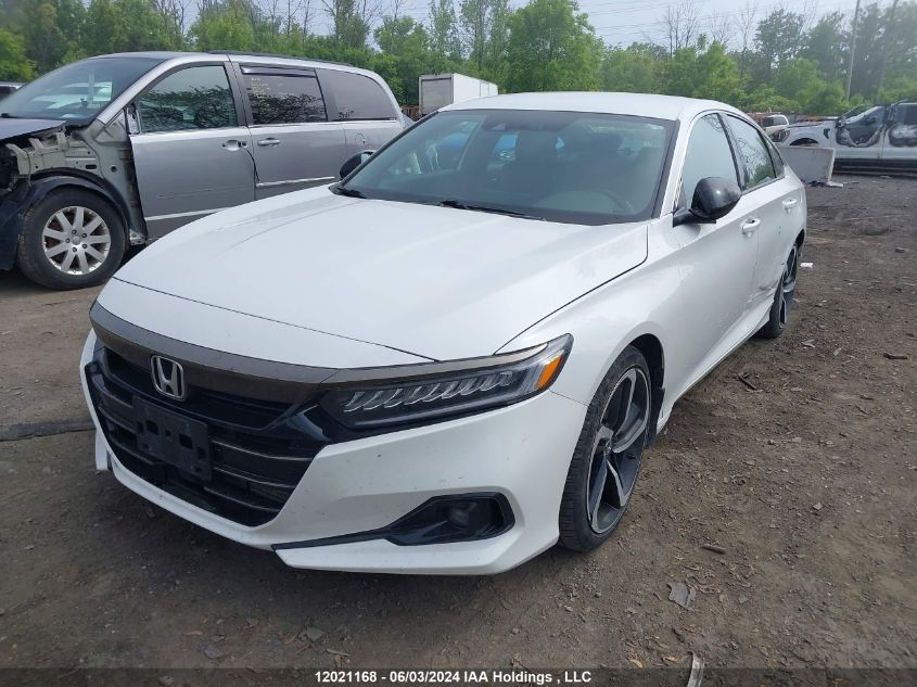 2021 Honda Accord Se VIN: 1HGCV1F26MA801627 Lot: 12021168