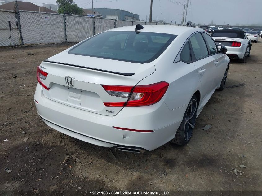 2021 Honda Accord Se VIN: 1HGCV1F26MA801627 Lot: 12021168