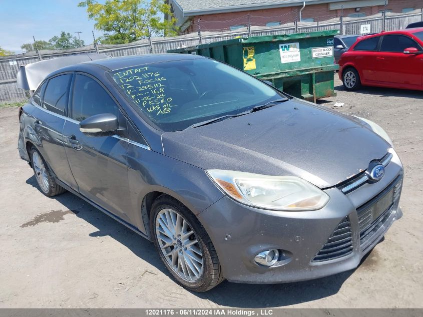 2012 Ford Focus VIN: 1FAHP3H28CL245112 Lot: 12021176