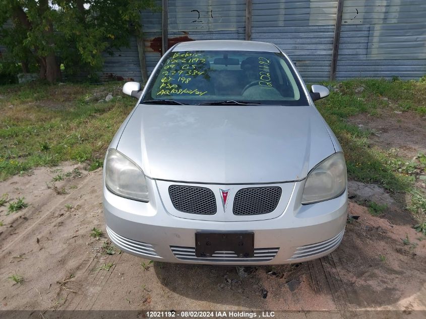 2009 Pontiac G5 VIN: 1G2AS55H697229334 Lot: 12021192