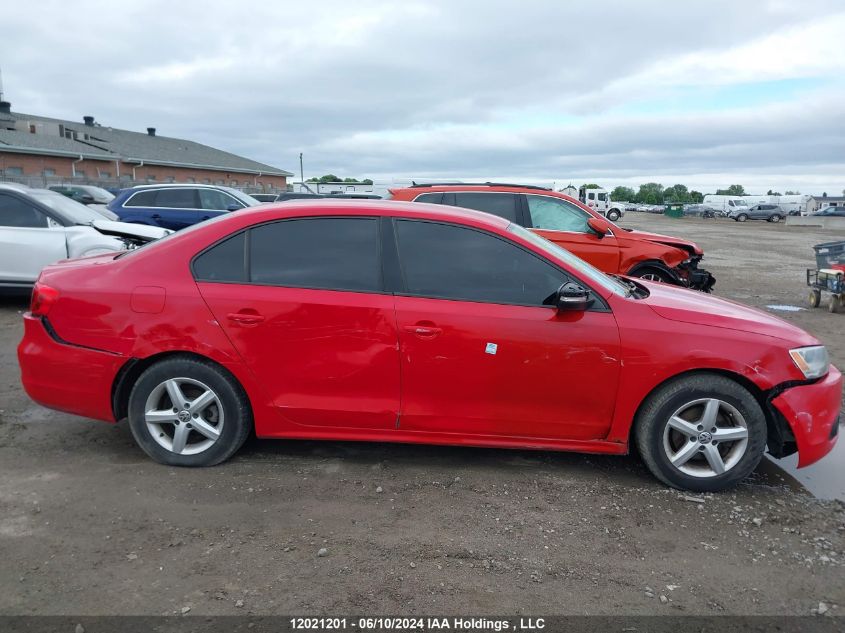 2014 Volkswagen Jetta Sedan VIN: 3VW2K7AJ6EM403825 Lot: 12021201