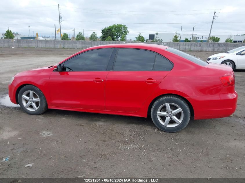 2014 Volkswagen Jetta Sedan VIN: 3VW2K7AJ6EM403825 Lot: 12021201