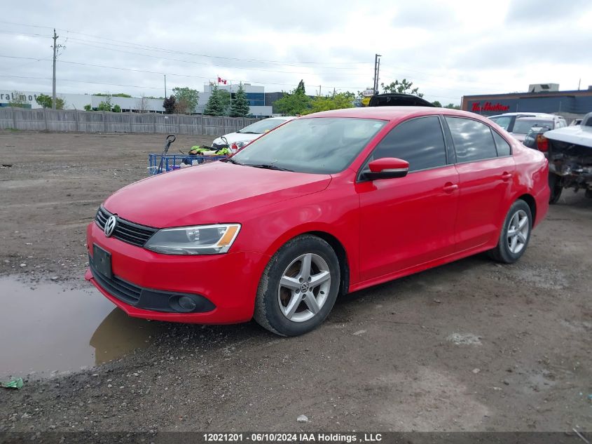 2014 Volkswagen Jetta Sedan VIN: 3VW2K7AJ6EM403825 Lot: 12021201